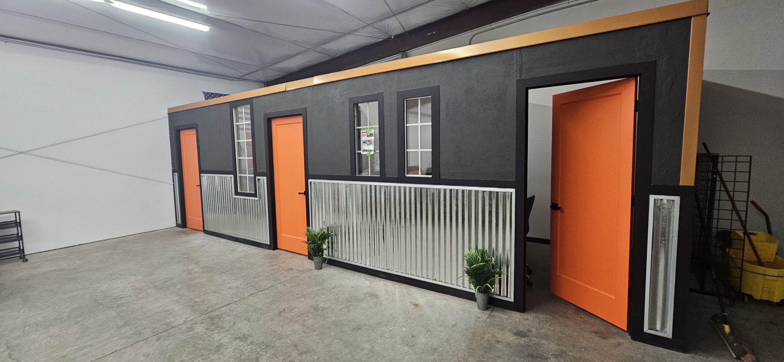Base Yards private office hallway